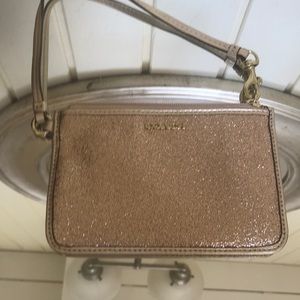 Coach Rose-gold Wristlet